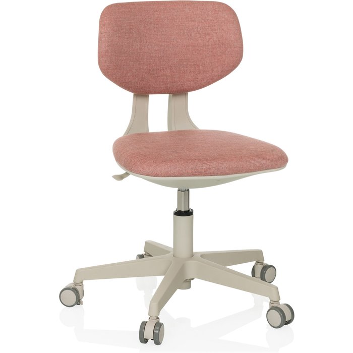 Silla giratoria para niños kiddy classic rosa hjh office