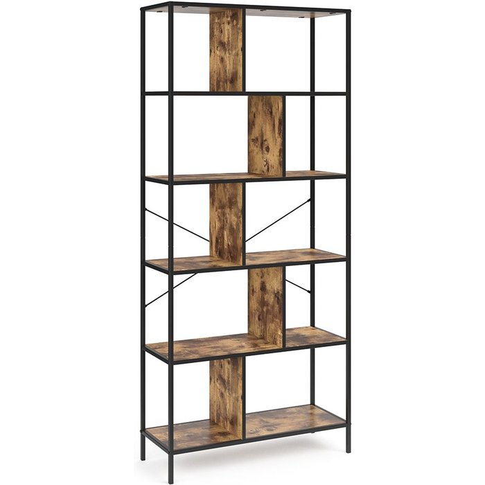 Vicco separador de ambientes fyrk, madera antigua, 80 x 180 cm