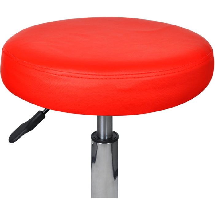 Taburete de oficina rojo — comfortxl