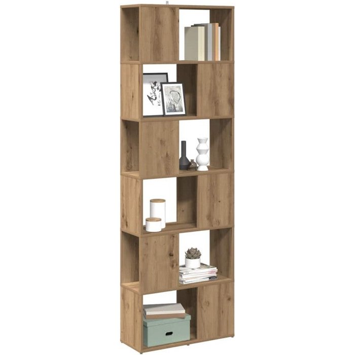 Estantería/divisor de espacios roble artisan 60x24x186 cm vidaxl