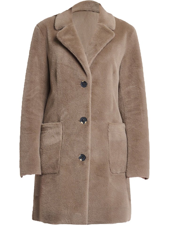Rino&pelle Cappotto Donna Tortora, view 1