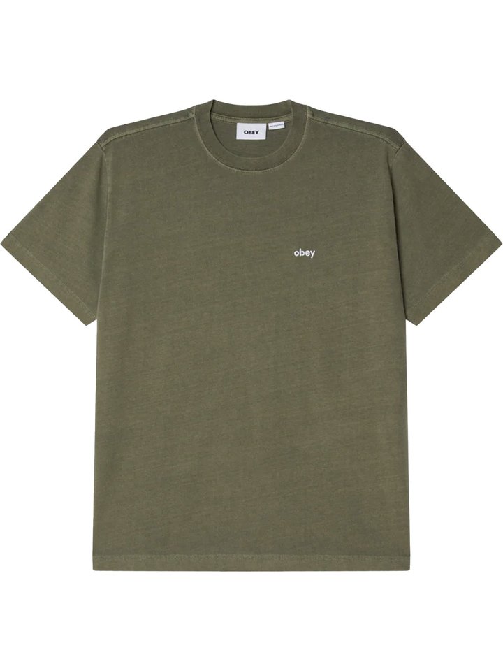 Obey T-shirt Uomo Green, view 1