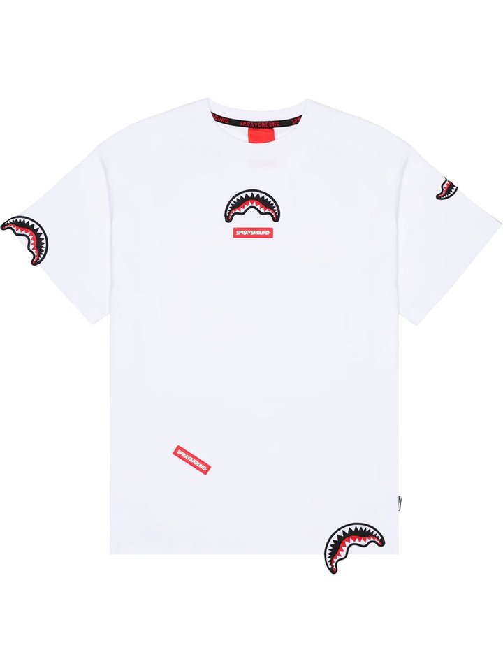 Sprayground T-shirt Uomo White, view 1