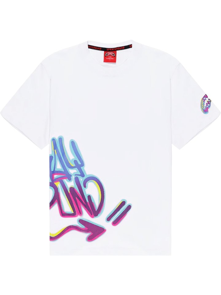 Sprayground T-shirt Uomo White, view 1