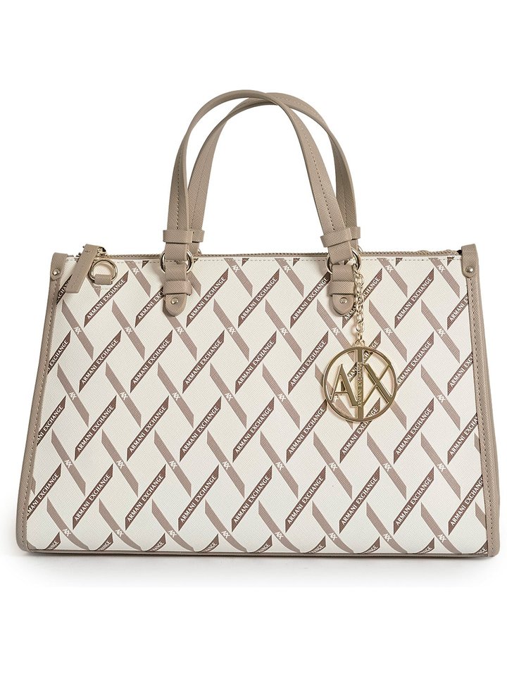 Armani Exchange Borsa White, view 1
