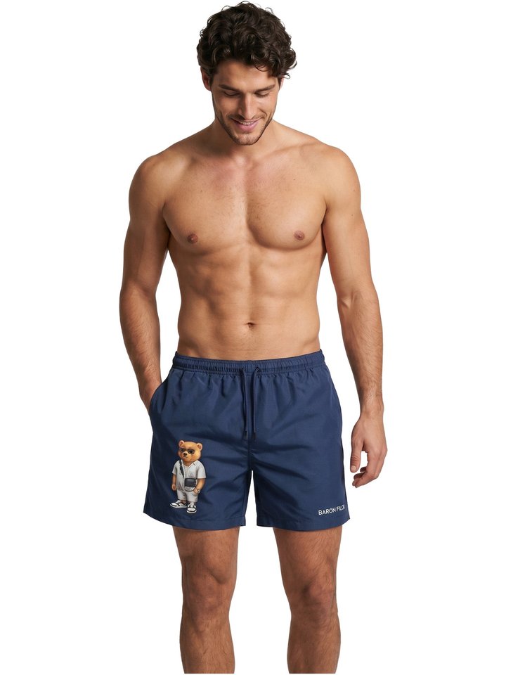 Baron Filou Costume Shorts Blu, view 1