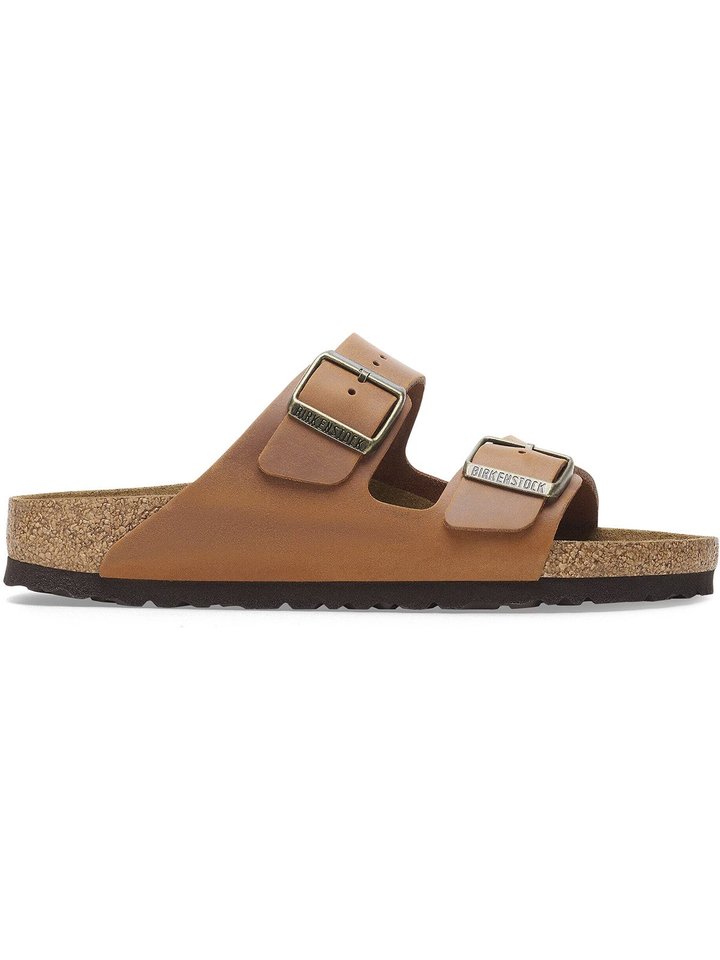 Birkenstock BIRKENSTOCK ARIZONA OILED LEATHER COGNAC - Ciabatta Cuoio, view 1