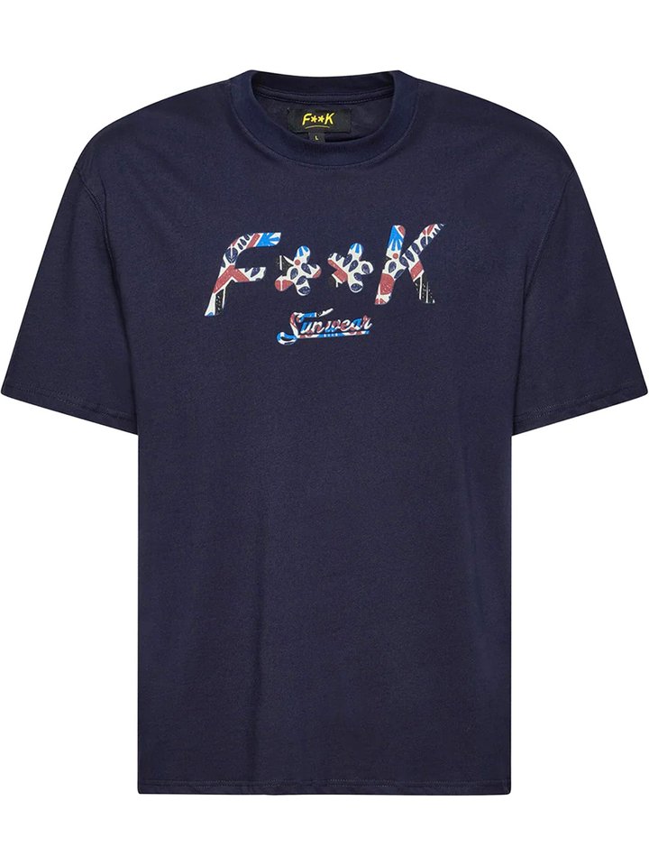 Effek T-shirt Uomo Blu, view 1