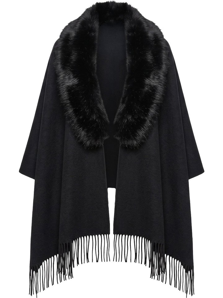 Rino&pelle Scialle Black, view 1