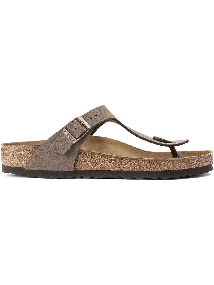 Birkenstock BIRKENSTOCK GIZEH BIRKIBUC MOCCA - Infradito Mocca, view 1