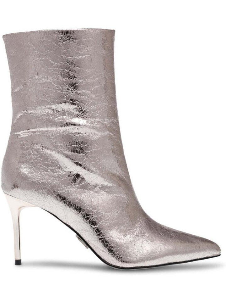 Steve Madden Stivale Donna Laminato Argento, view 1