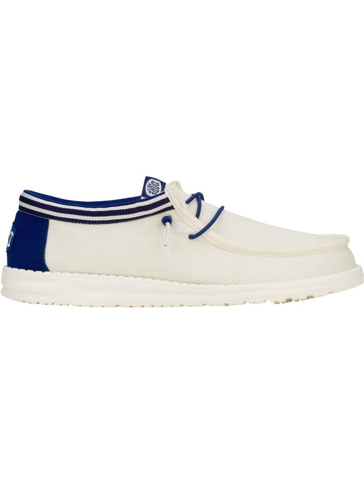 Hey Dude Mocassino Uomo White/blu, view 1