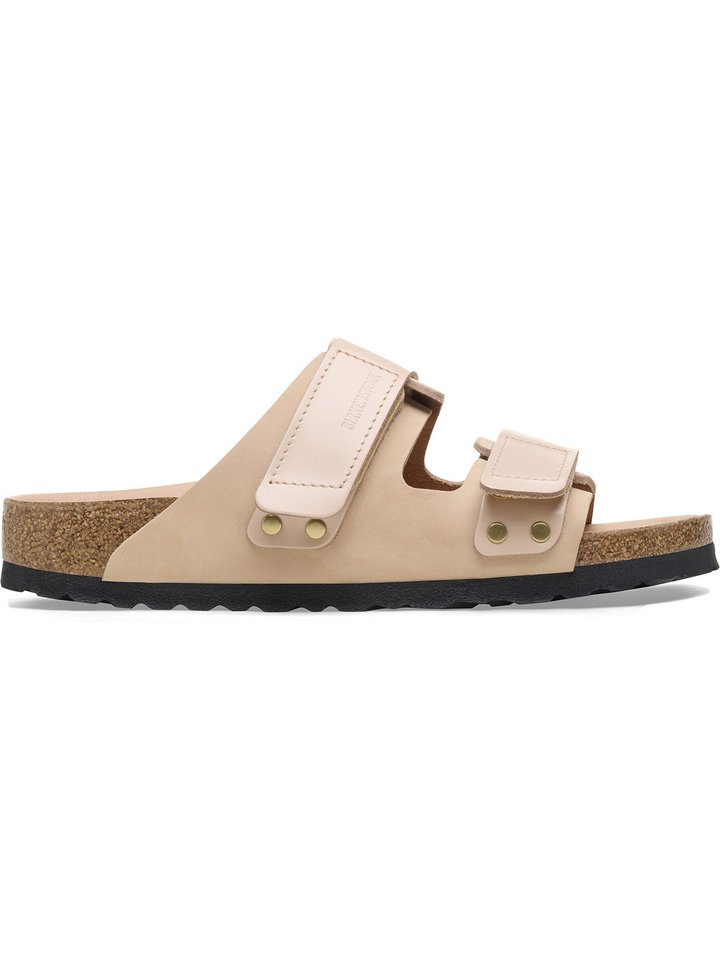 Birkenstock BIRKENSTOCK UJI LEATHER/NUBUK NEW BEIGE - Ciabatta Cipria, view 1