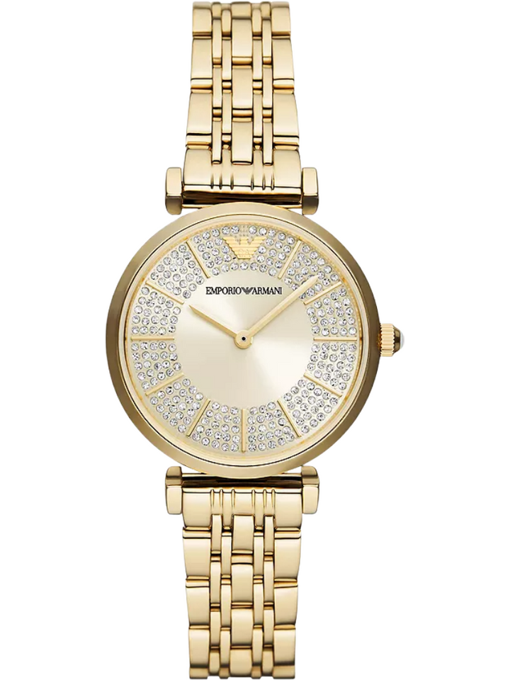 Emporio Armani Emporio Armani AR11608 Two-Hand Gold-Tone Ladies Watch, view 1