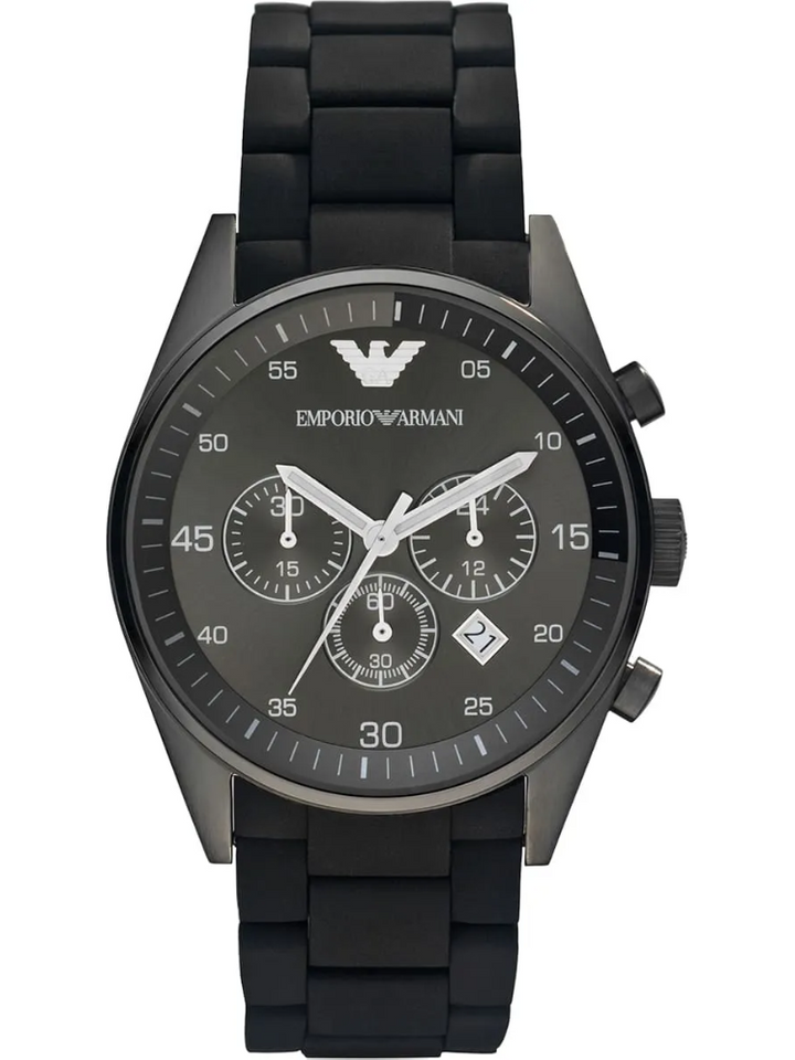 Emporio Armani Emporio Armani AR5889 Black Dial Chronograph Men's Watch, view 1