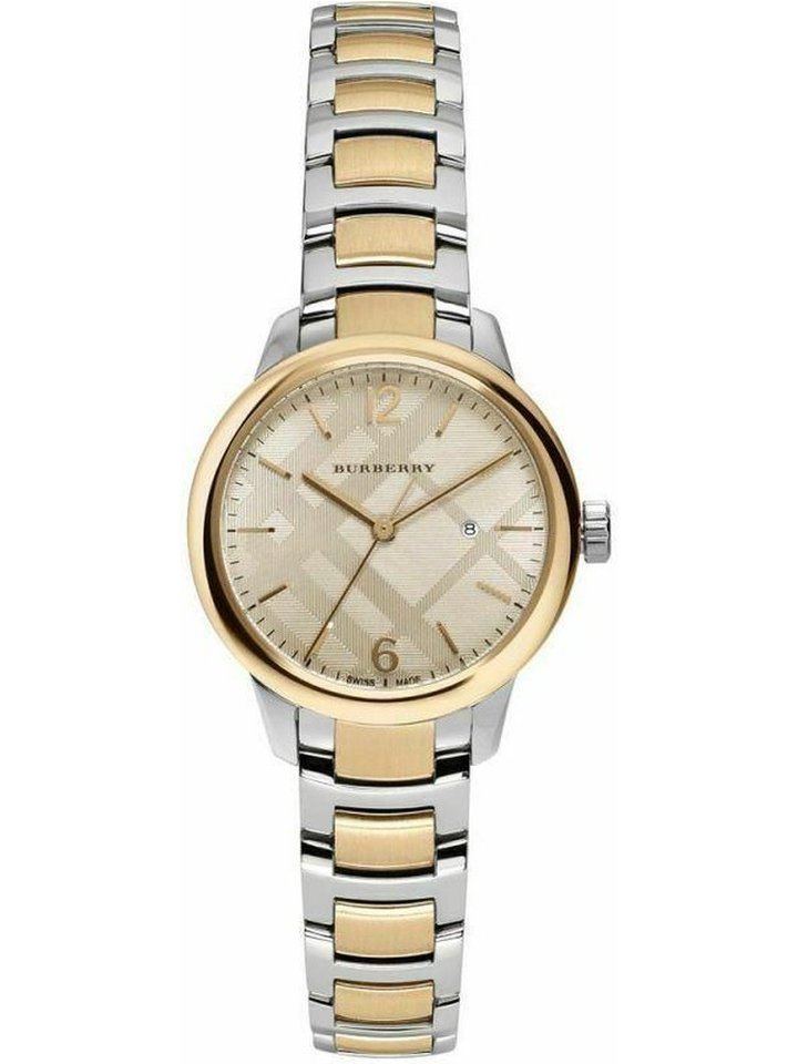 Burberry Burberry BU10118 Classic Swiss Made Two Tone Women's Watch, view 1