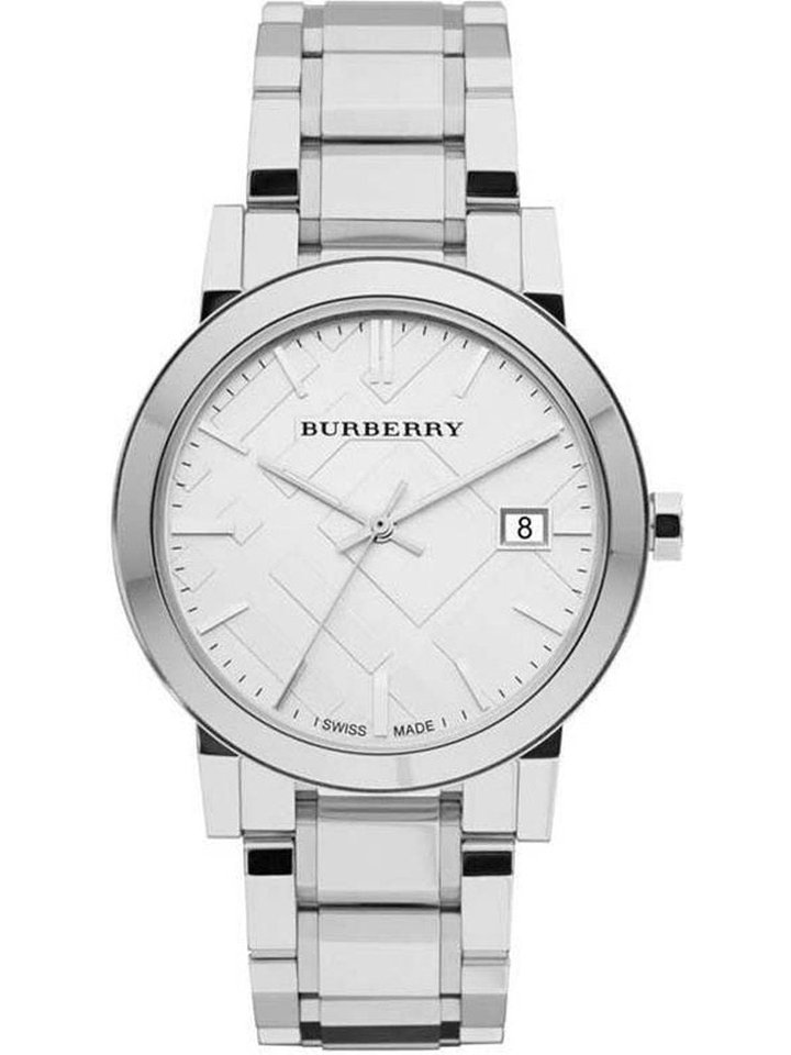 Burberry Burberry BU9000 Silver Dial Stainless Steel Unisex Watch, view 1
