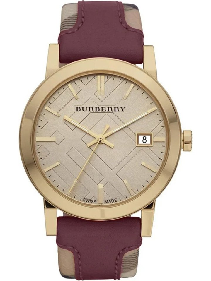 Burberry Burberry BU9017 Ladies Watch The City Check Gold case ladies watch, view 1