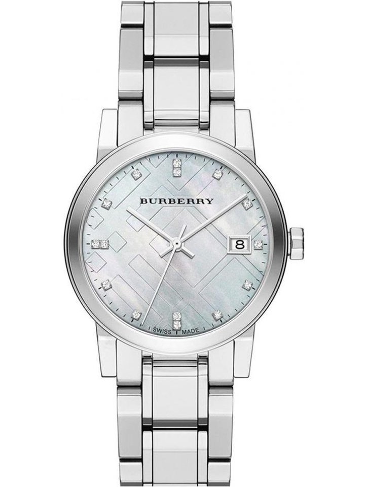 Burberry Burberry BU9125 The City Silver Dial Silver Women's Watch, view 1