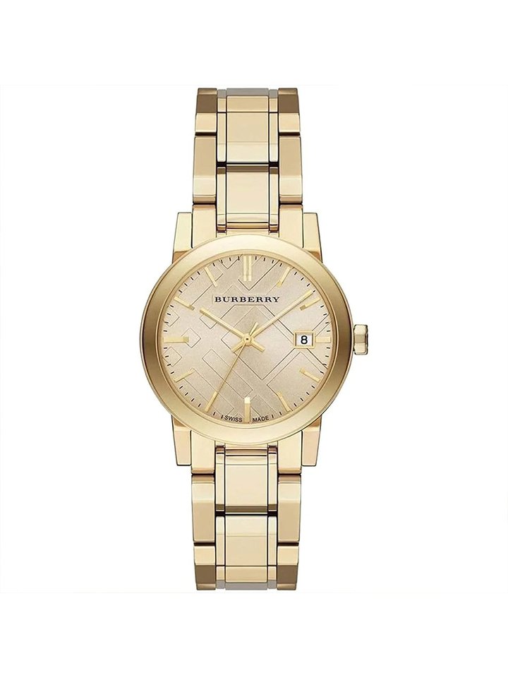 Burberry Burberry BU9134 Ladies Watch The City 34mm Champagne Gold, view 1