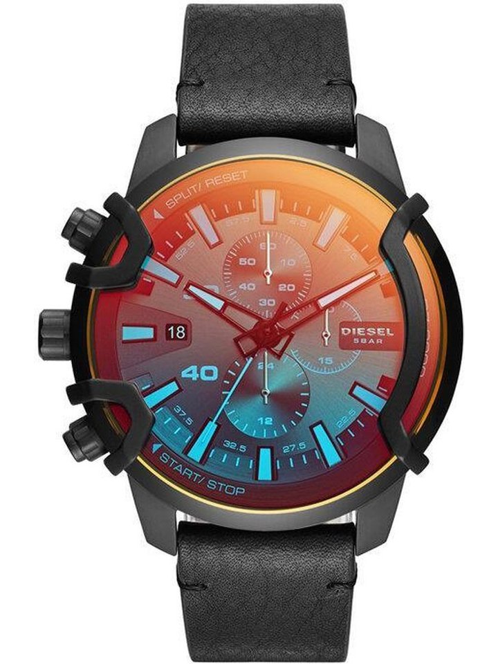 Diesel Diesel DZ4519 Chronograph Griffed Men's Watch, view 1