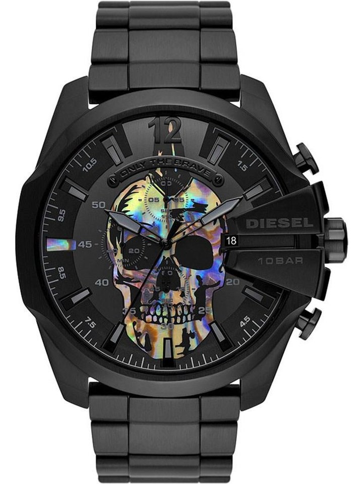 Diesel Diesel DZ4582 Mega Chief Analog Black Dial Men's Watch, view 1