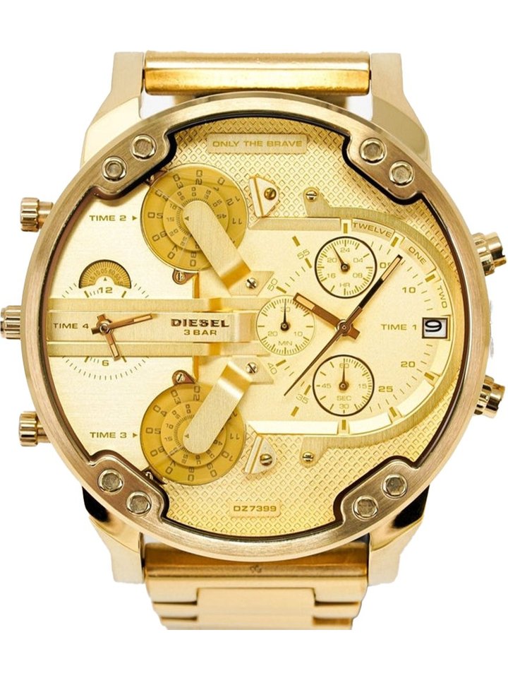 Diesel Diesel DZ7399 Mr Daddy 2.0 Yellow Gold Men's Watch, view 1