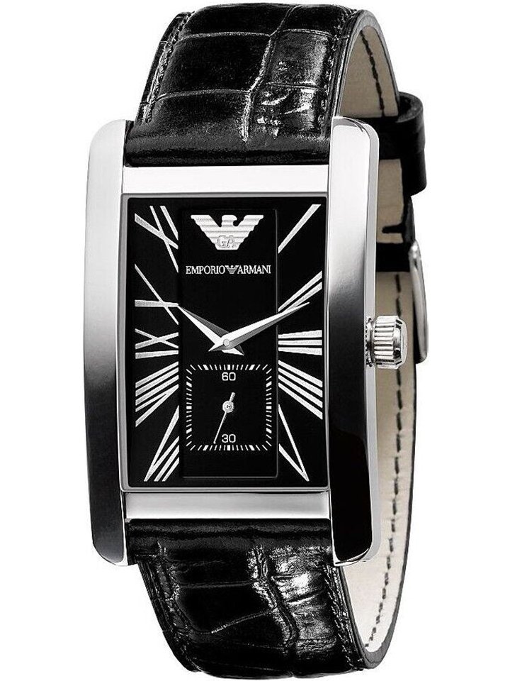 Emporio Armani Emporio Armani AR0143 Classic Black Men's Watch, view 1