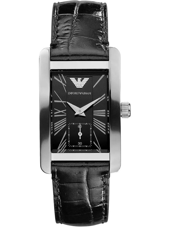 Emporio Armani Emporio Armani AR0144 Black Dial Classic Ladies Watch, view 1