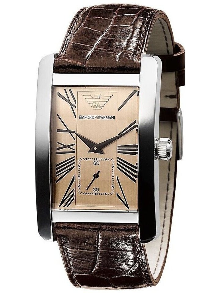 Emporio Armani Emporio Armani AR0154 Classic Brown Men's Watch, view 1