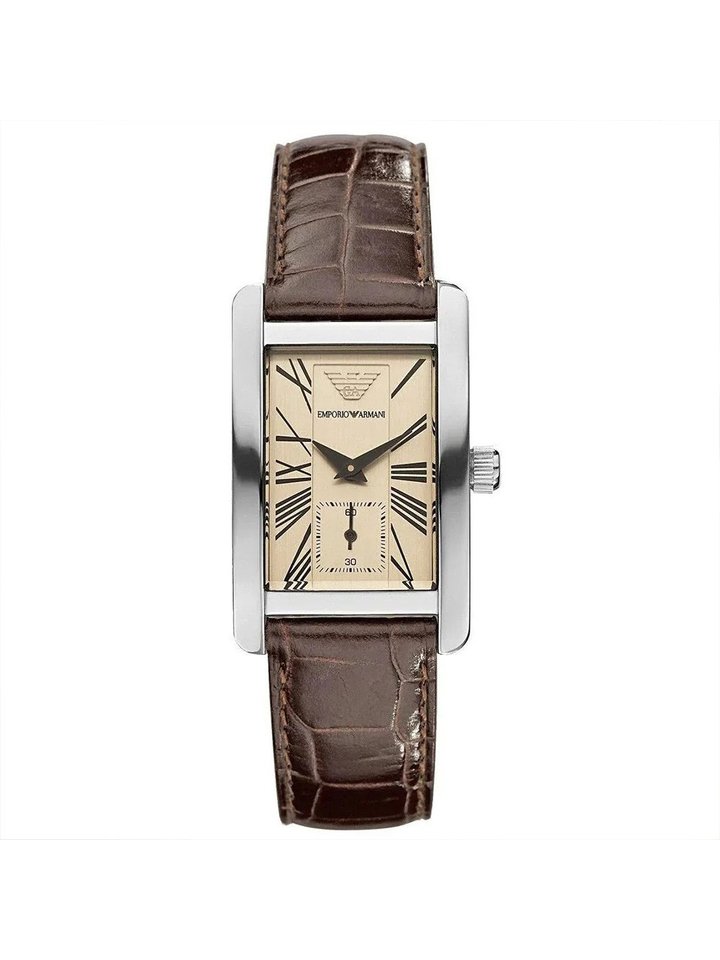 Emporio Armani Emporio Armani AR0155 Classic Brown Ladies Watch, view 1