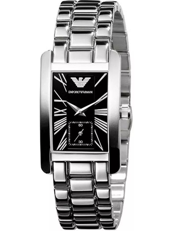 Emporio Armani Emporio Armani AR0157 Black Dial Ladies Classic Watch, view 1