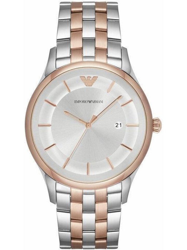 Emporio Armani Emporio Armani AR11044 Lambda Silver Dial Men's Watch, view 1