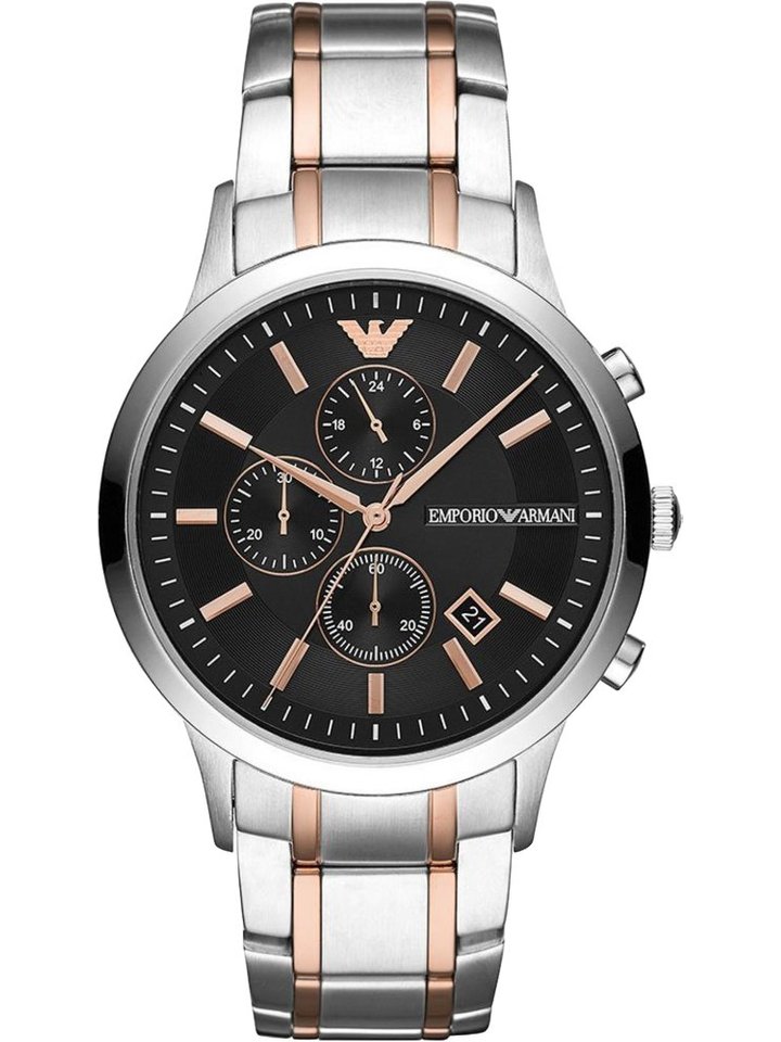 Emporio Armani Emporio Armani AR11165 Chronograph Two-Tone Men's Watch, view 1
