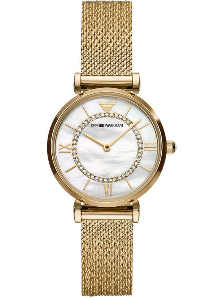 Emporio Armani Emporio Armani AR11321 Gold Gianni T-Bar Ladies Watch, view 1