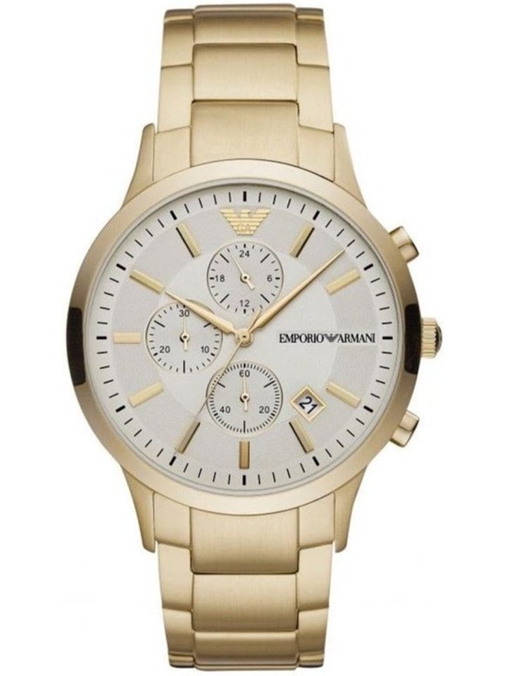 Emporio Armani Emporio Armani AR11332 Chronograph Men's Watch Renato Gold, view 1