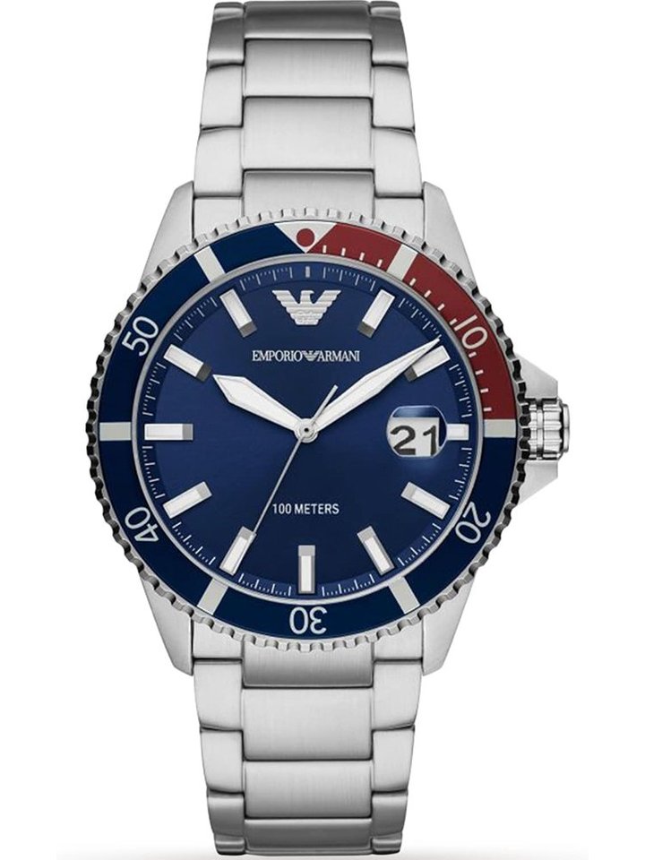 Emporio Armani Emporio Armani AR11339 Men's Diver Watch Blue, view 1