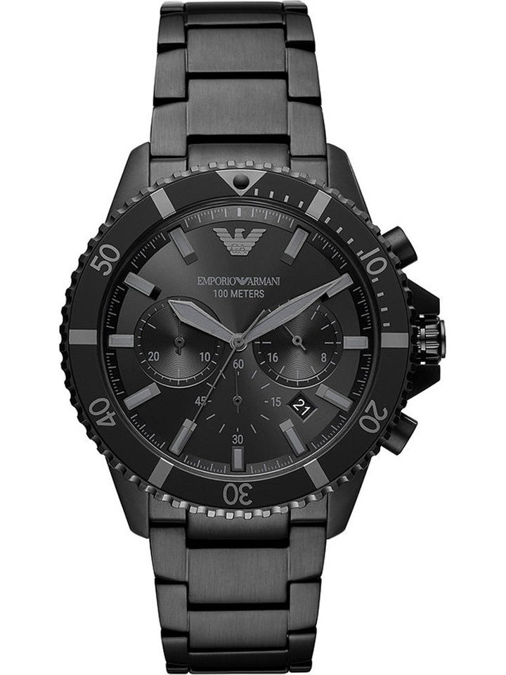 Emporio Armani Emporio Armani AR11363 All Black Chronograph Men’s Watch, view 1