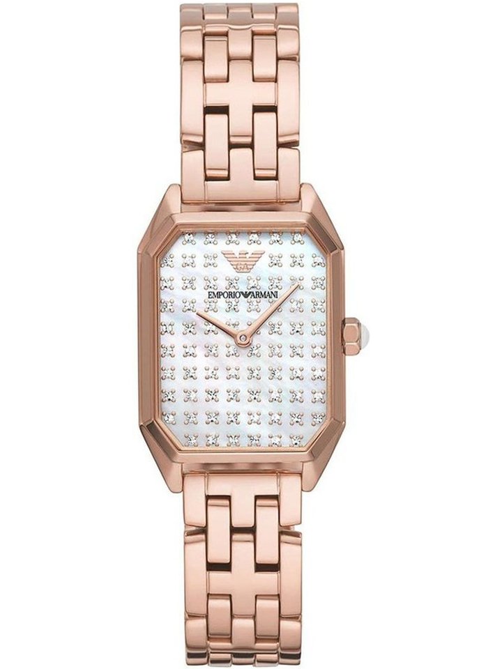 Emporio Armani Emporio Armani AR11389 Two Hand Rose Gold Tone Women's Watch, view 1