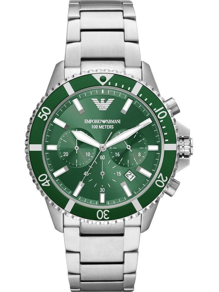 Emporio Armani Emporio Armani AR11500 Diver Green Men’s Watch, view 1