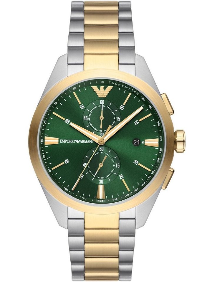 Emporio Armani Emporio Armani AR11511 Chronograph Two-Tone Men's Watch, view 1