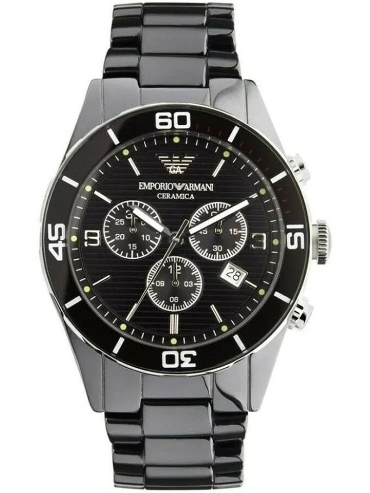Emporio Armani Emporio Armani AR1421 Men's Leo Ceramica Watch, view 1