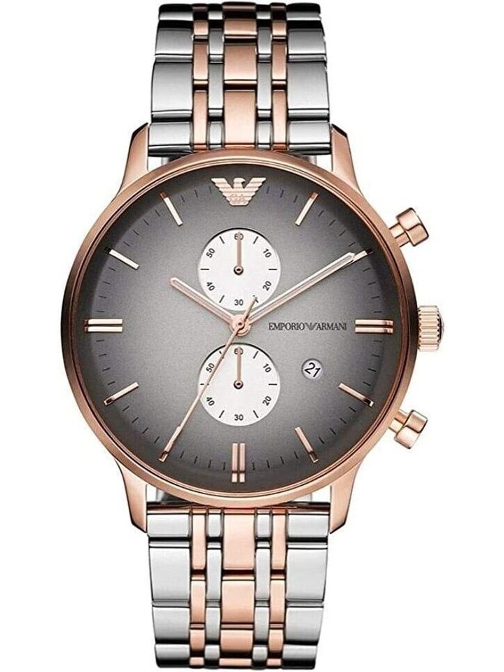 Emporio Armani Emporio Armani AR1721 Men's Gianni Watch Two Tone, view 1
