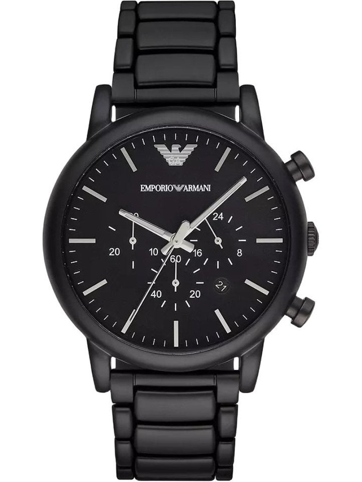 Emporio Armani Emporio Armani AR1895 Luigi Black Chronograph Men's Watch, view 1
