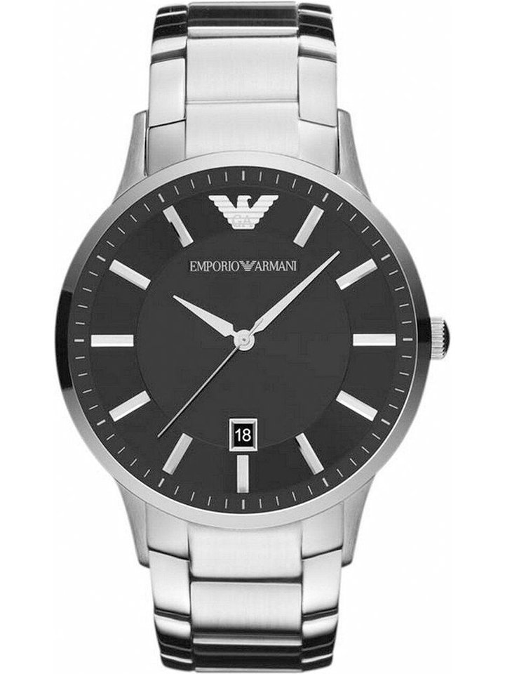 Emporio Armani Emporio Armani AR2457 Men's Renato Watch Black, view 1
