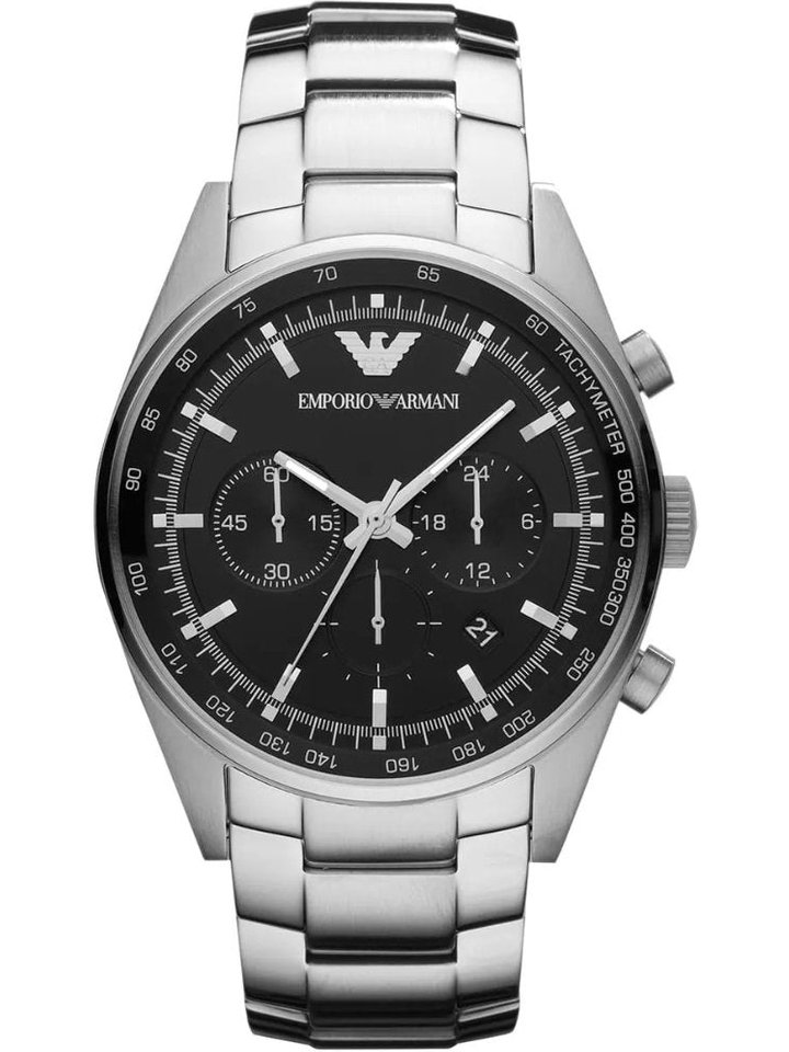 Emporio Armani Emporio Armani AR5980 Chronograph Black Dial Men's Watch, view 1
