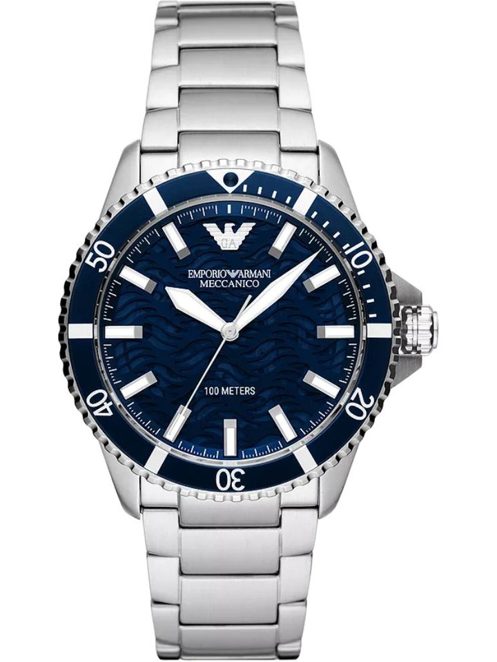 Emporio Armani Emporio Armani AR60059 Automatic Blue Dial Men's Watch, view 1