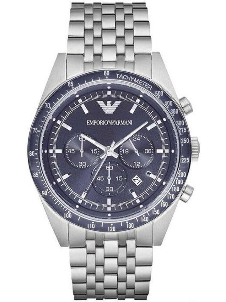 Emporio Armani Emporio Armani AR6072 Chronograph Blue Dial Men's Watch, view 1