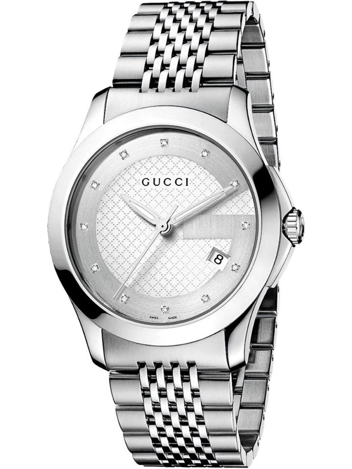 Gucci Gucci YA126404 G-Timeless Silver Dial Men's Watch, view 1