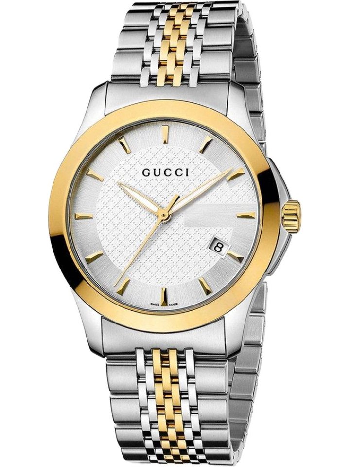 Gucci Gucci YA126409 G-Timeless Two-Tone Men's Watch, view 1